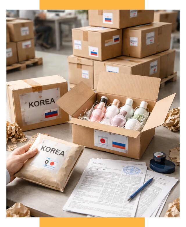 Доставка косметики из Кореи от 8827 р. под ключ | СетСервис-Фрз