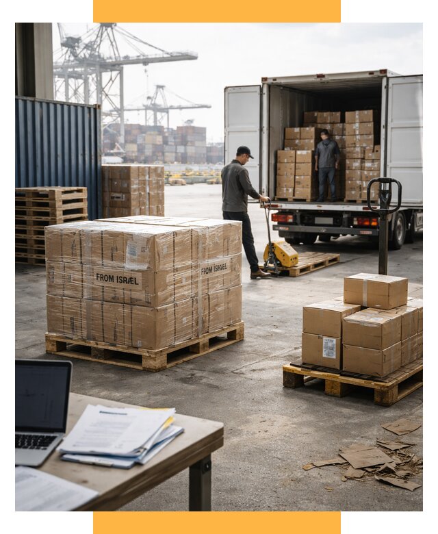 Доставка грузов из Израиля от 15578 р., логистика от СетСервис-Фрз