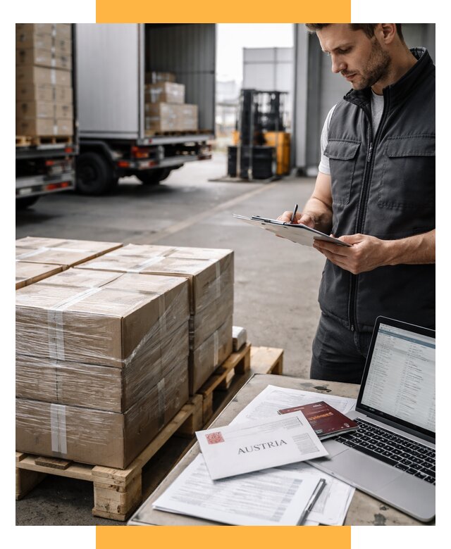 Доставка в Австрию от 67503 р. Логистика и экспорт СетСервис-Фрз