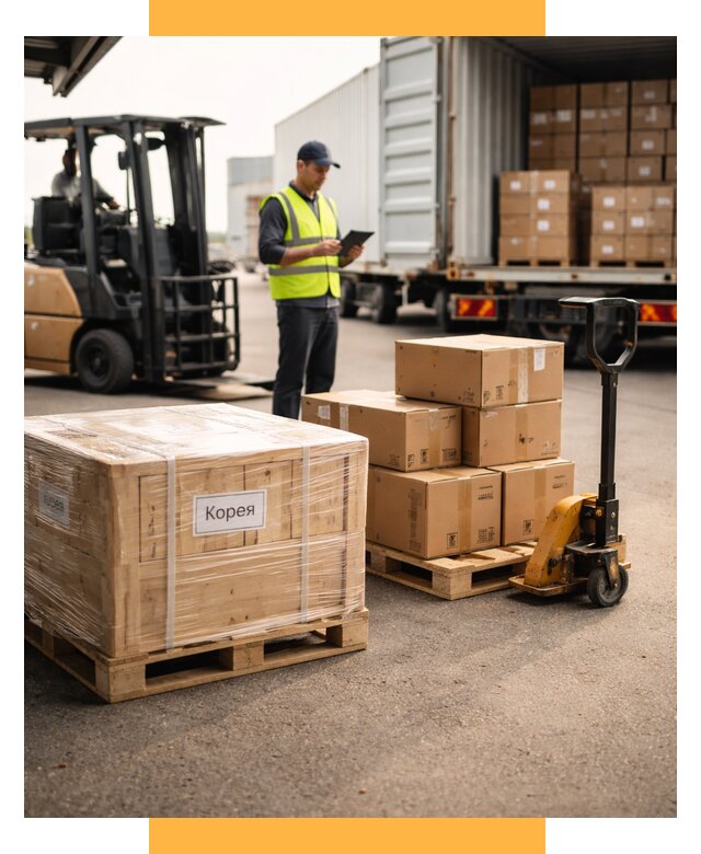 Доставка грузов в Корею из России от 36348 р. | СетСервис-Фрз