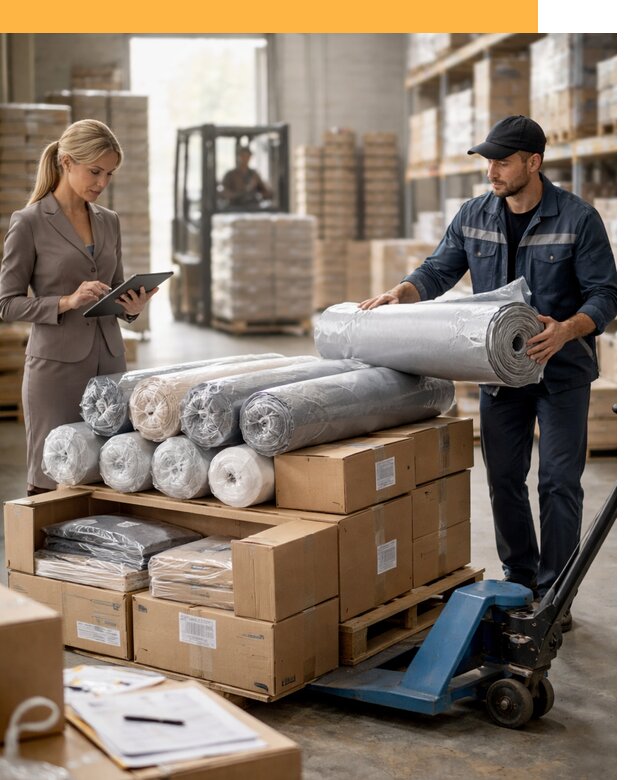 Перевозка текстиля по миру от 15578 руб. с таможней и страхованием