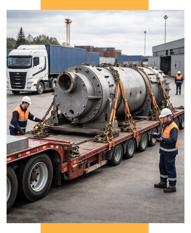 Перевозка тяжеловесных грузов под ключ от 155775 р. | СетСервис-Фрз