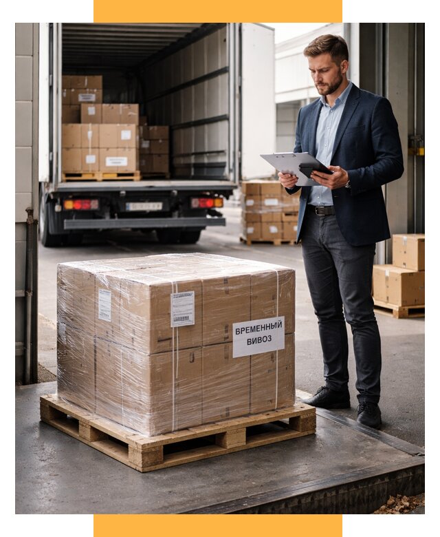 Временный вывоз товаров под ключ от 8308 р. | СетСервис-Фрз