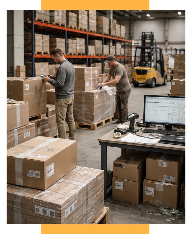 Склад консолидации в Европе от 6750 р., услуги СетСервис-Фрз